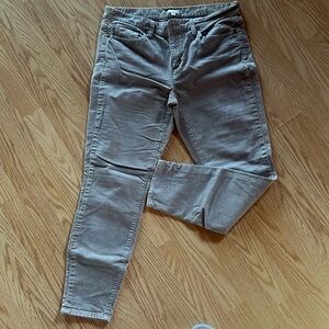 J.Crew corduroy skinny jeans size 30